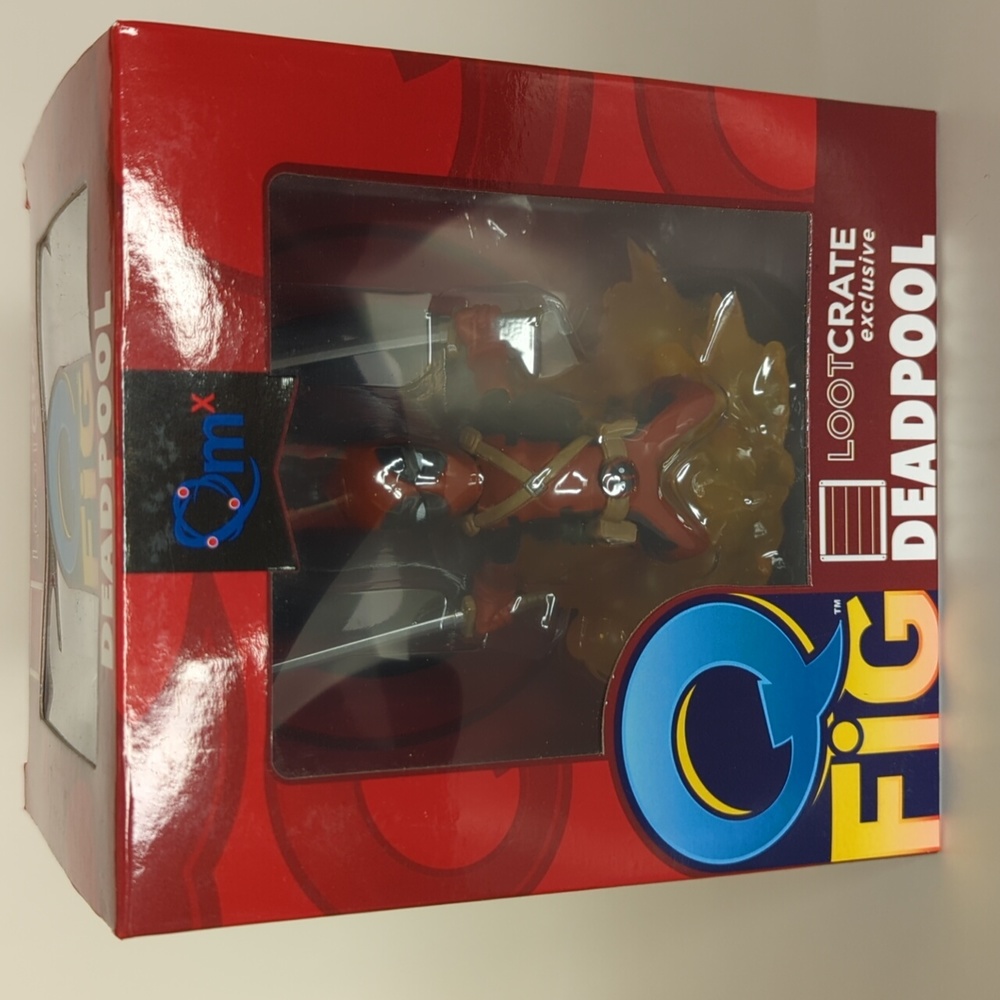 DEADPOOL Q-Fig Quantum Mechanix Vinyl Figure Marvel Loot Crate Exclusive